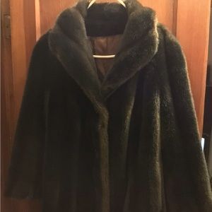 Vintage Paris, France ‘60s faux fur coat